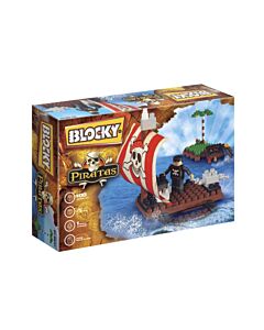 Blocky balsa pirata 100pzas