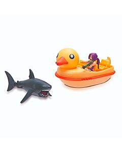 Roblox Bote Pato Con Figura Y Tiburón Muñeco De Acción Caffa