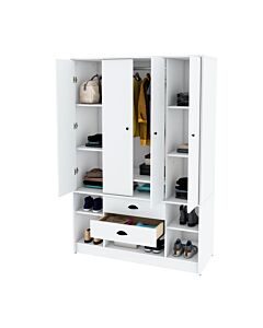 Placard de 4 puertas blanco-LIBE40BL