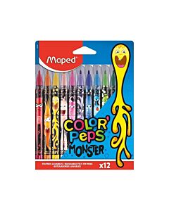 Marcador Maped Color Peps Monster X12