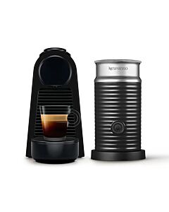 Cafetera Nespresso Essenza Mini D Black + Aeroccino