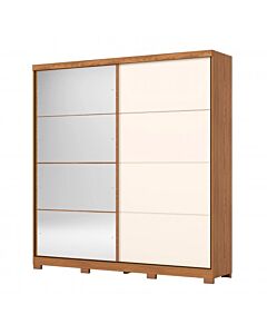 Ropero Orleans 2 Puertas Corredizas Nature Off White